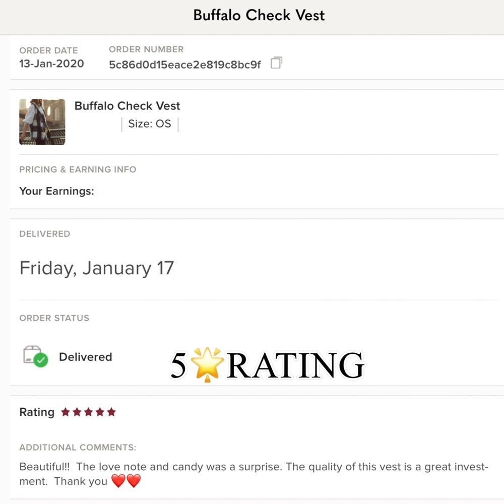 Buffalo Check Vest - Picture 3 of 10